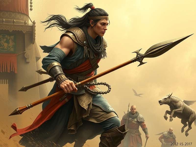 Ancient Spear Warrior Game Cover